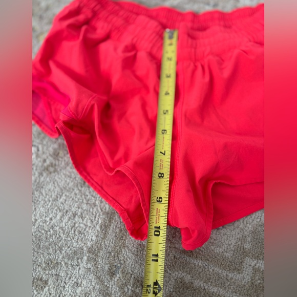 Lululemon Hotty Hot High-Rise Lined Short Neon size 10 - Picture 9 of 10